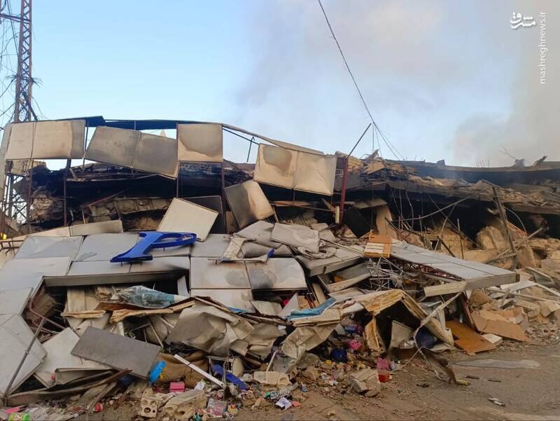 حال و روز بازار نبطیه لبنان بعد از بمباران | تصاویر