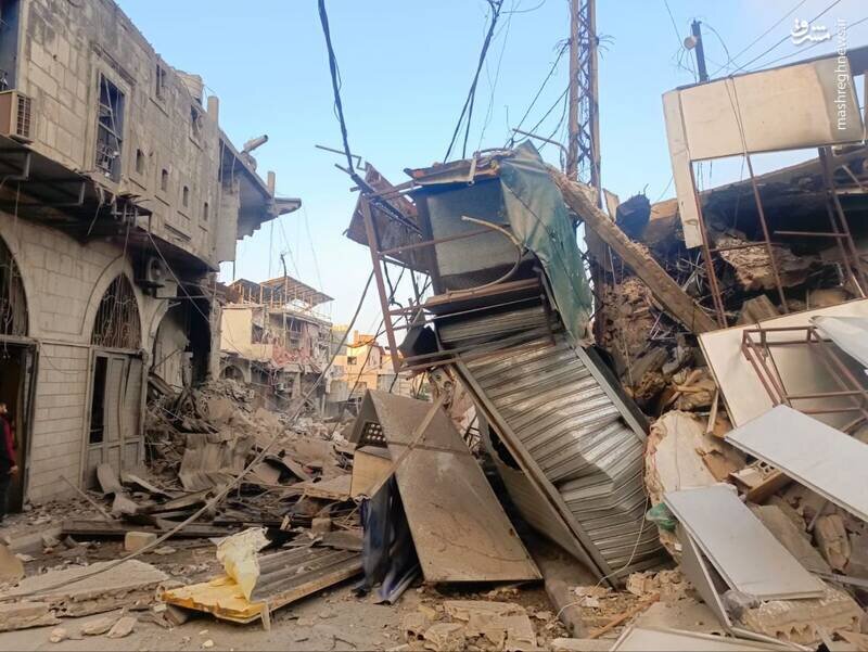 حال و روز بازار نبطیه لبنان بعد از بمباران | تصاویر