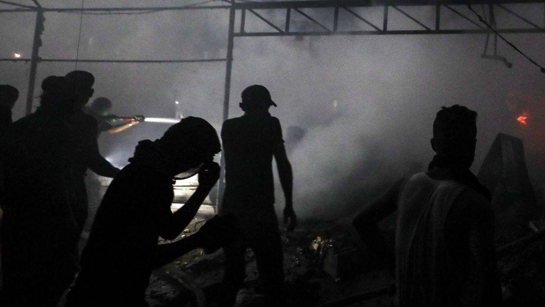 شب جهنمی؛ آتشسوزی چادرهای آوارگان فلسطینی، زنده زنده سوختن فلسطینیان در حمله دیشب رژیم اسرائیل | تصاویر