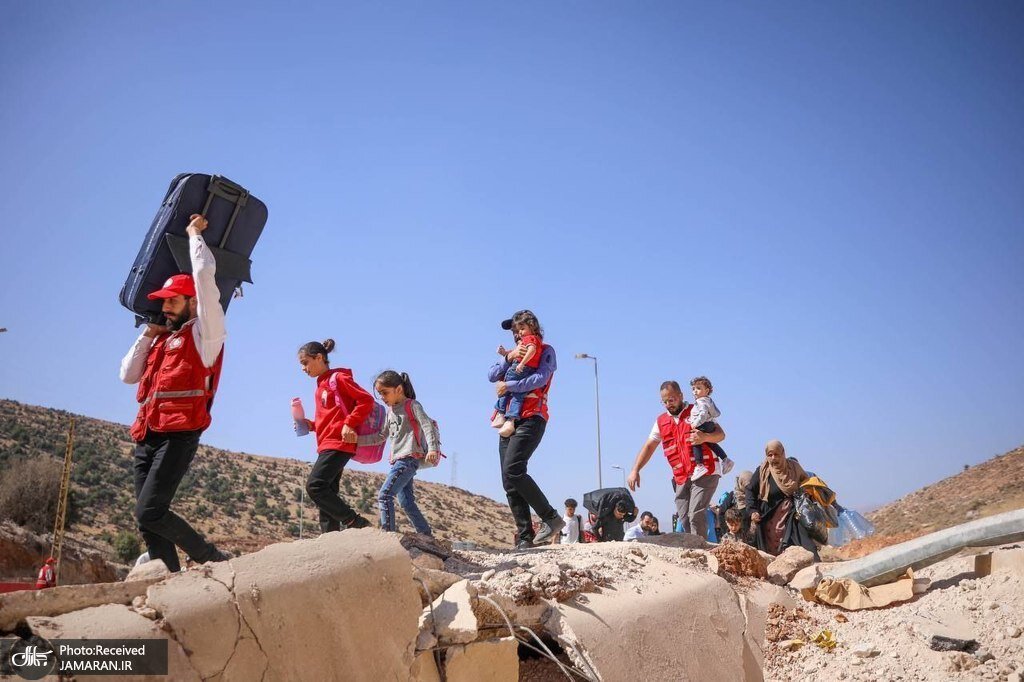 میزبانی سوری‌ها از مردم جنگ‌زده لبنان | تصاویر