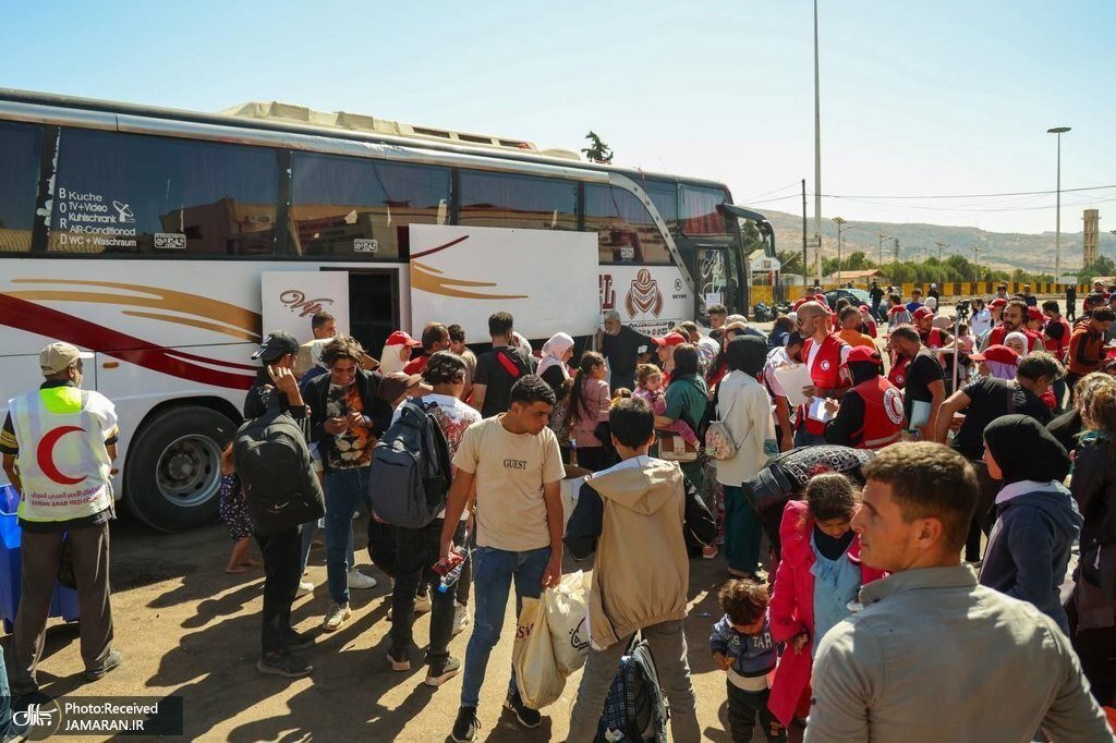 میزبانی سوری‌ها از مردم جنگ‌زده لبنان | تصاویر