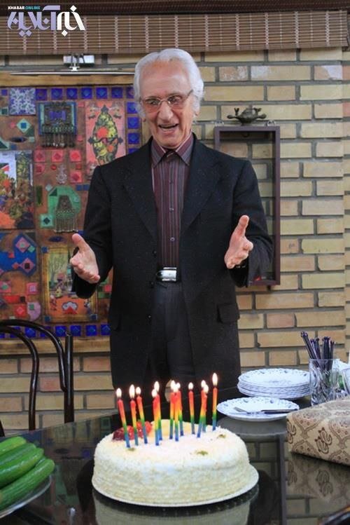 جشن تولدی که برای ۸۸ سالگی زندهیاد امینالله رشیدی برگزار شد | تصاویر