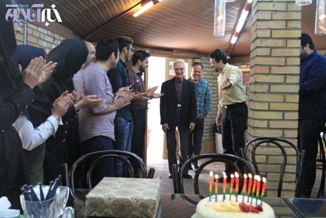 جشن تولدی که برای ۸۸ سالگی زندهیاد امینالله رشیدی برگزار شد | تصاویر