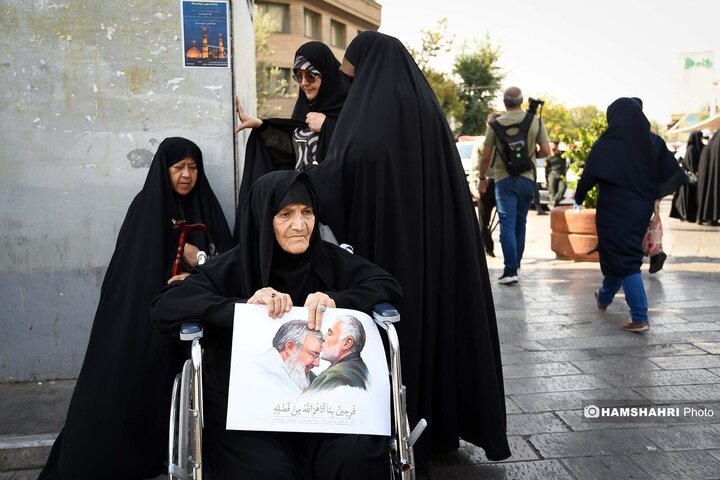 برگزاری مراسم تشییع سرلشکر شهید نیلفروشان در تهران| از حضور سردار قاآنی تا استقبال مردم