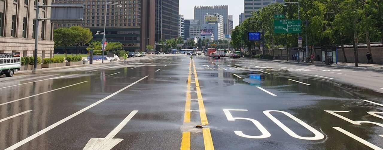 جادههای خودتمیزشونده کره جنوبی؛ نوآوری برای مدیریت آلودگی خیابانها + تصاویر