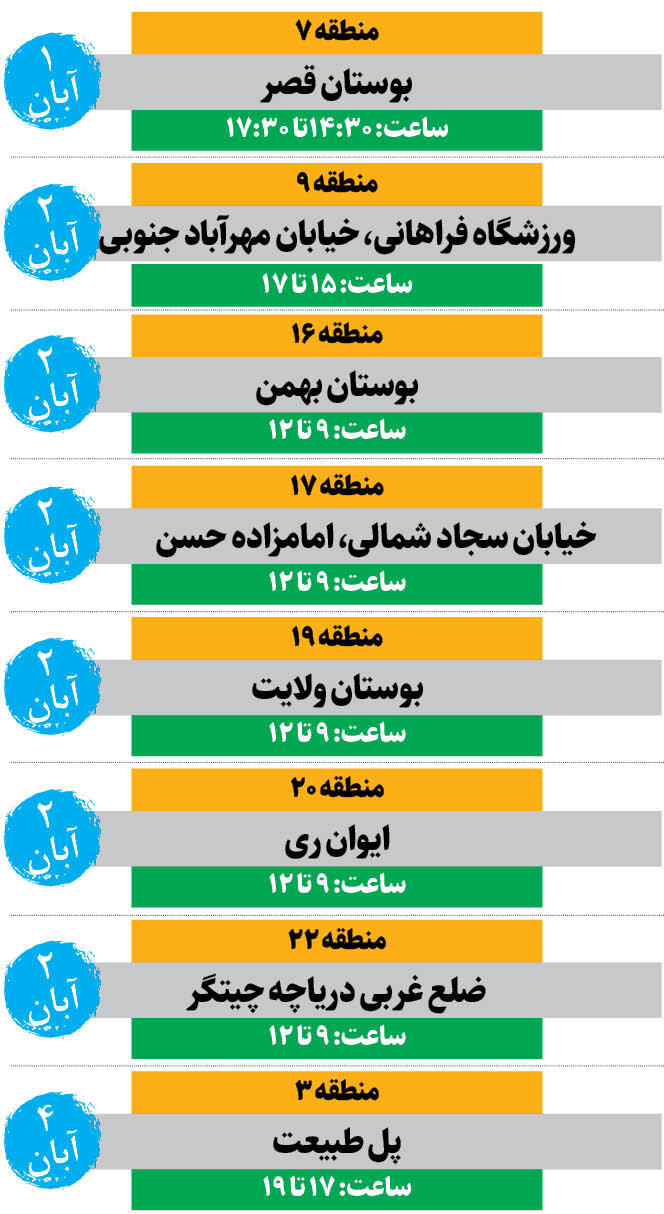 بفرمایید گل کوچک و وسطی در خیابانهای ورزش | در کدام مناطق خیابان ورزش راه اندازی شده است؟