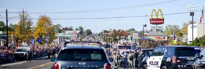 سیرک جدید انتخاباتی ترامپ در پنسیلوانیا ؛ کار کردن ترامپ در رستوران مکدونالد | تصاویر