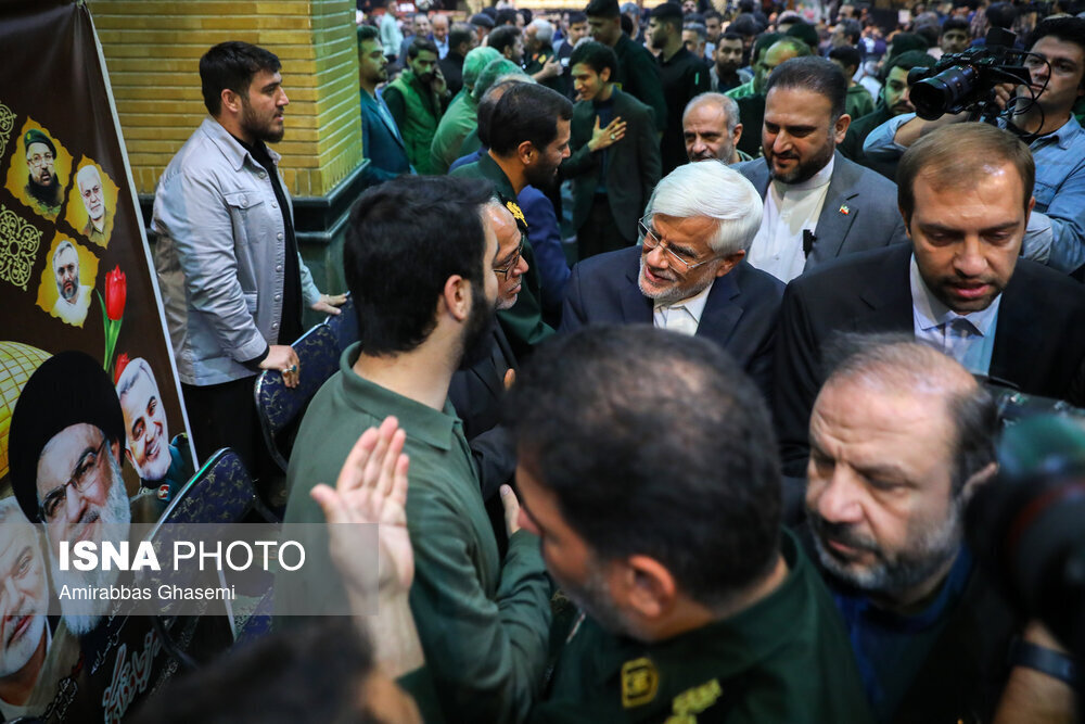 سرداران سپاه در صف صاحبان عزا | حضور سردار قانی در مراسم بزرگداشت سردار عباس نیلفروشان | تصاویر