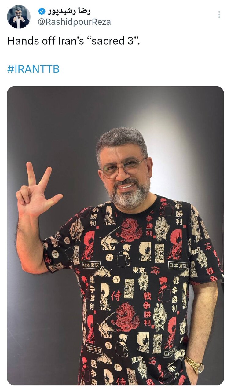 رشیدپور: اماراتیها با دیدن نماد سهانگشت به یاد جزایر ایرانی میافتند