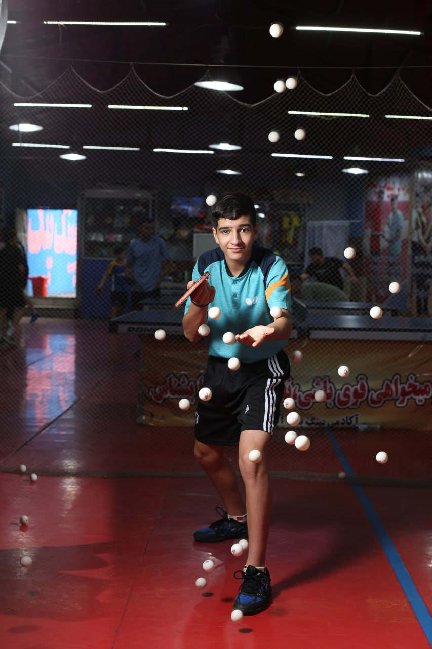 رونالدوی پینگپنگباز؛ توانستم کاری کنم که تا به حال در ایران کسی نتوانسته!