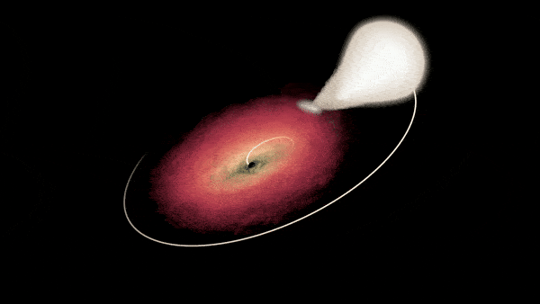 مهمانی سیاهچالهها با ستارههای مجاور