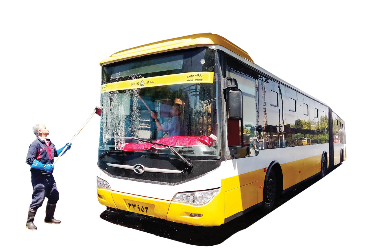 اتوبوسهای دست و صورت شسته