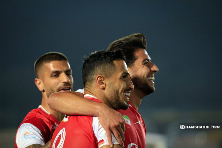 پرسپولیس به صدر رسید | پرسپولیس2- شمس آذر0