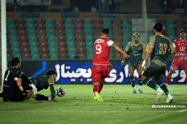 پرسپولیس به صدر رسید | پرسپولیس2- شمس آذر0