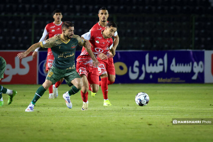 پرسپولیس به صدر رسید | پرسپولیس2- شمس آذر0