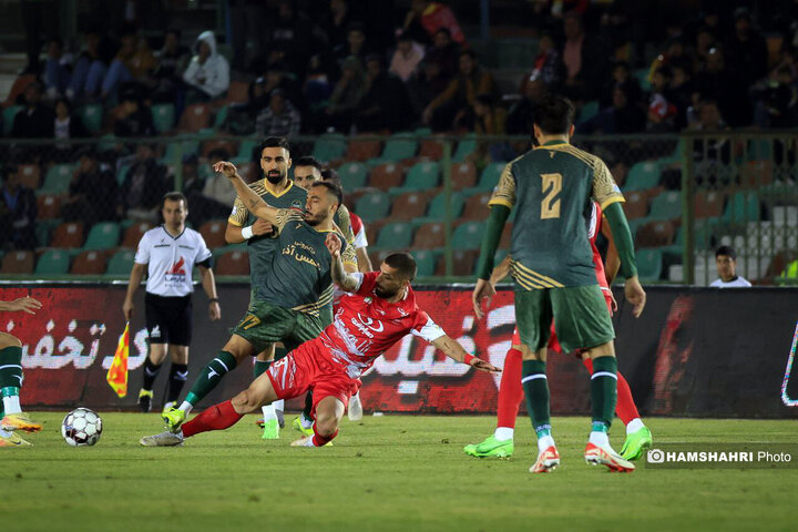 پرسپولیس به صدر رسید | پرسپولیس2- شمس آذر0