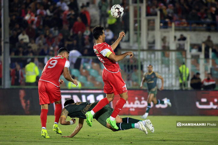 پرسپولیس به صدر رسید | پرسپولیس2- شمس آذر0