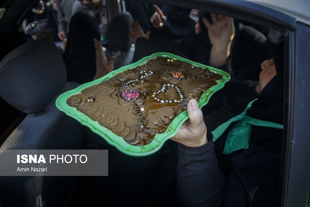 تصاویری سوزناک از خنچه عقد و مراسم حنابندان برای شهید استوار محمد مهدی شاهرخی‌فر