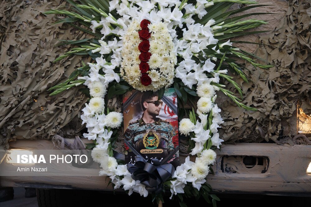 تصاویری سوزناک از خنچه عقد و مراسم حنابندان برای شهید استوار محمد مهدی شاهرخیفر