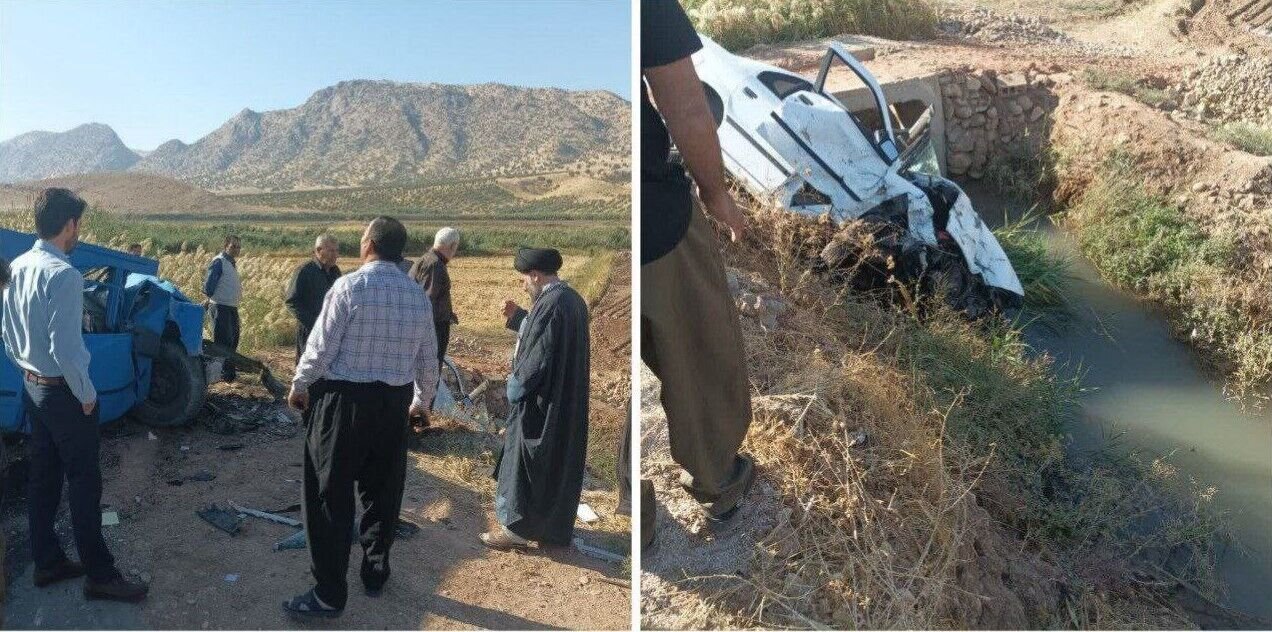 مجروحیت شدید امام جمعه گیلانغرب + عکس 1 مجروحیت امامجمعه گیلانغرب در تصادف سنگین خودرو + عکس | اعزام با بالگرد به مرکز درمانی مجهزتر