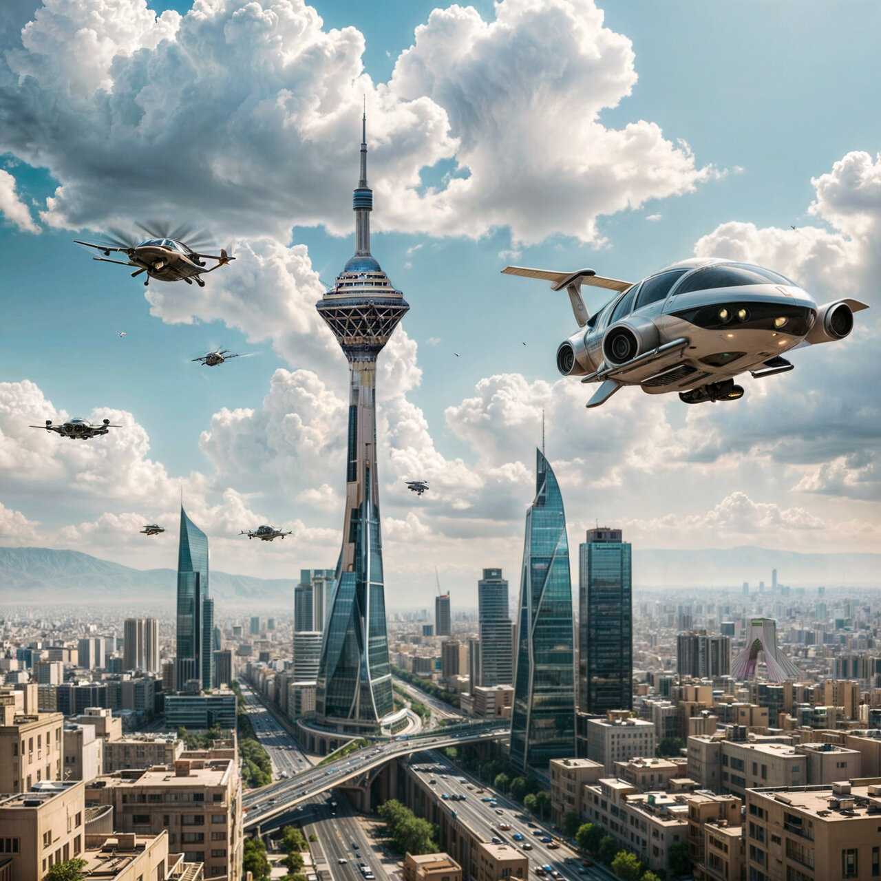 تصاویری عجیب و باورنکردنی از کلانشهرهای ایران در ۱۰۰ سال آینده | تهران، تبریز، اصفهان، مشهد و شیراز ۱۰۰ سال دیگر چگونه خواهند شد؟