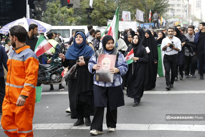 برگزاری راهپیمایی روز ۱۳ آبان در تهران