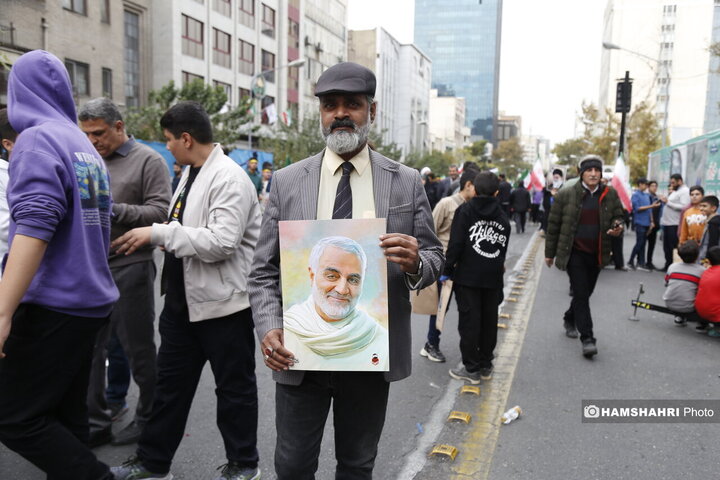 برگزاری راهپیمایی روز ۱۳ آبان در تهران