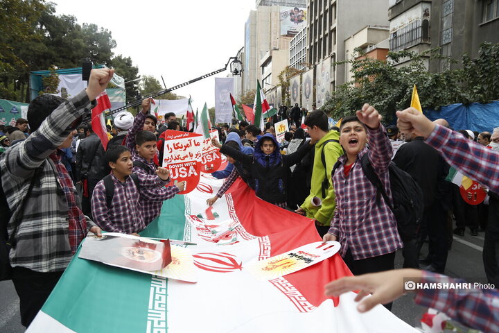 برگزاری راهپیمایی روز ۱۳ آبان در تهران