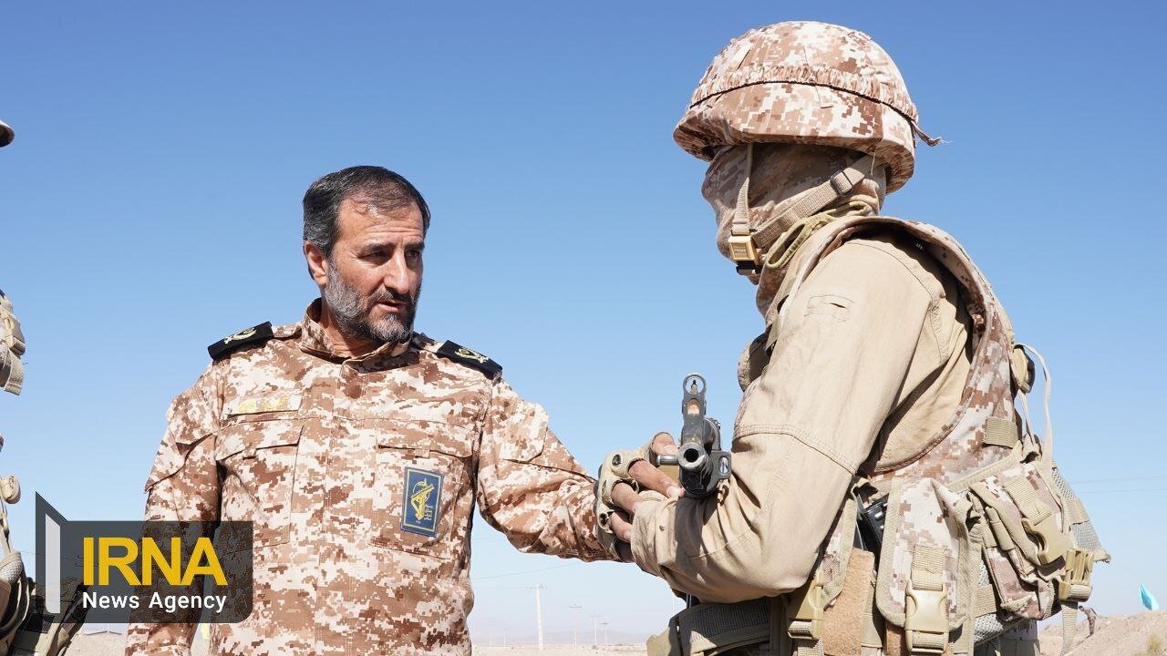 فرمانده نیروی زمینی سپاه در رزمایش عملیاتی شهدای امنیت | تصاویر