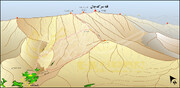 نقشه دسترسی به قله سرکچال ، جبهه جنوبی روستای شمشک بالا