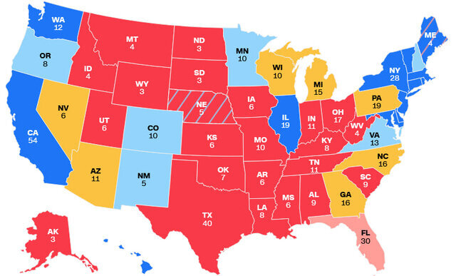 لحظه به لحظه با انتخابات آمریکا 2 آغاز رسمی انتخابات آمریکا | اولین رایگیری حضوری در این شهر ۶ نفره + عکس | شمارش آرا چگونه است و چه کسی نتایج را تأیید میکند؟