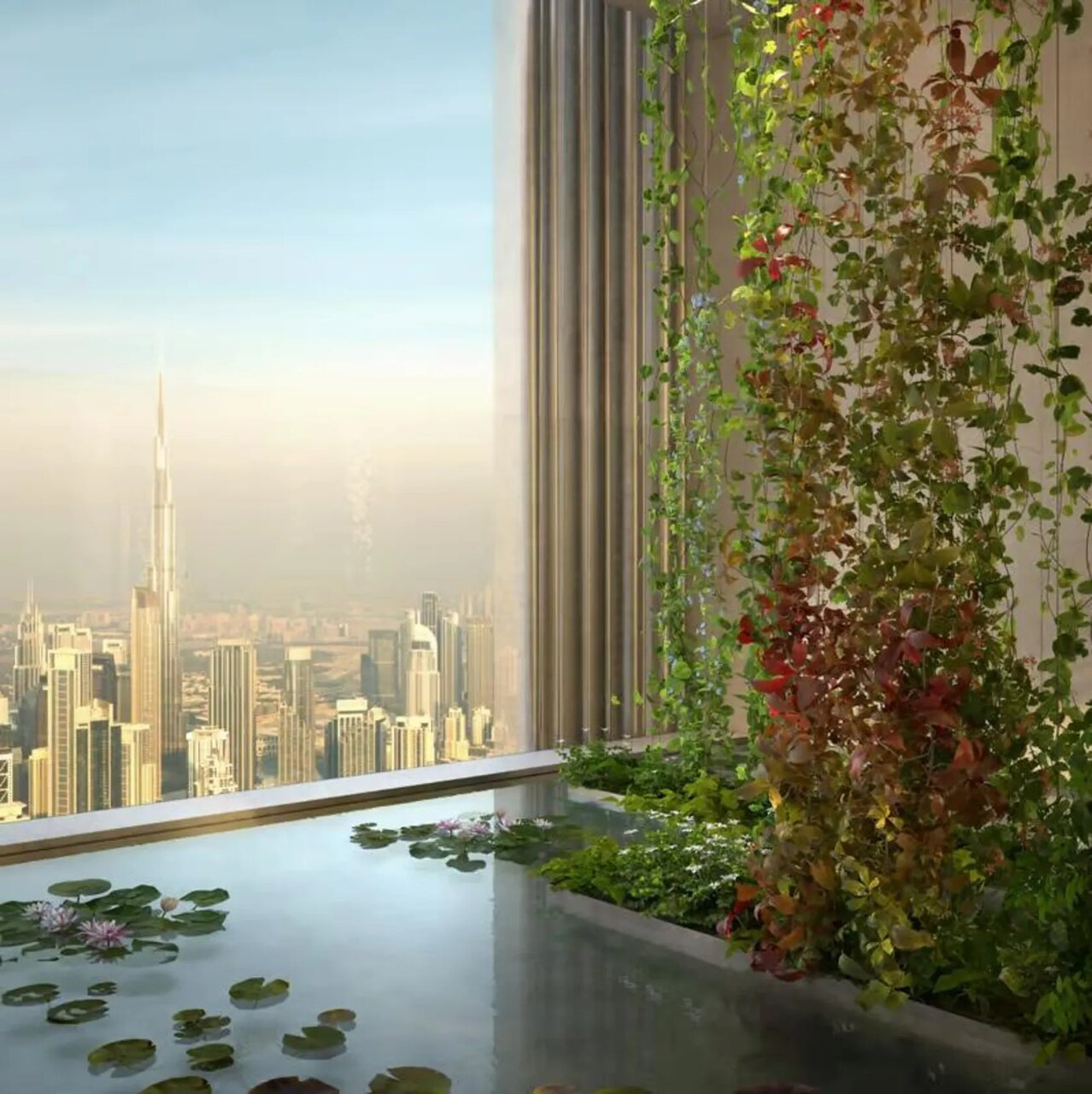 آسمانخراش فوقباریک دبی فقط به اندازه عرض یک آپارتمان+ عکس