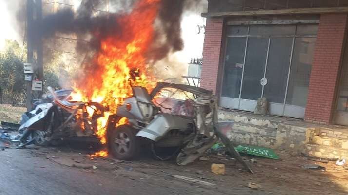 ۲عملیات تروریستی اسرائیل ؛ شهادت ۳ نفر ازجمله یک زن | جزئیات و تصاویر حملات پهپادی به ۲خودرو در لبنان