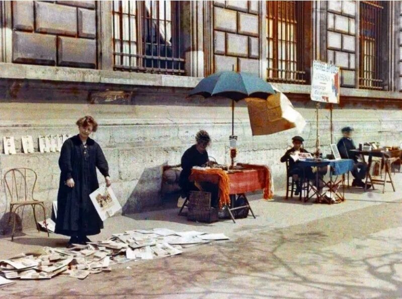 عکسهای بسیار دیدنی و رنگی از یک قرن پیش!