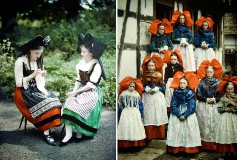 عکسهای بسیار دیدنی و رنگی از یک قرن پیش!