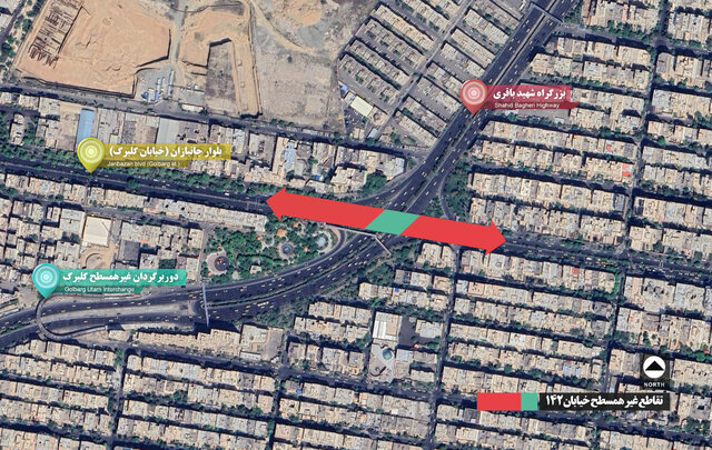 جزییات طراحی ۳ تقاطع مهم در شرق تهران+نقشه