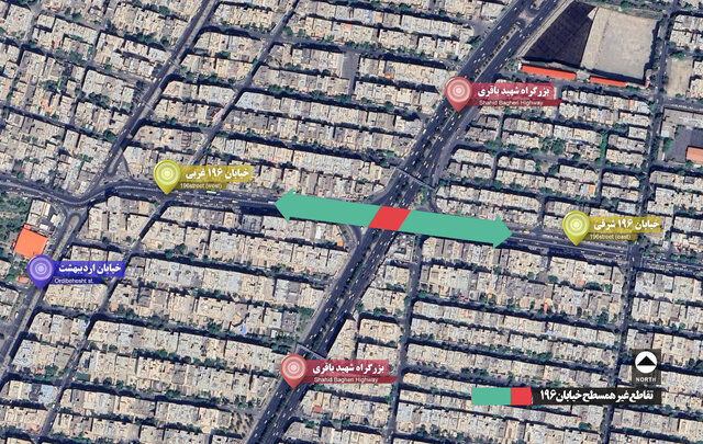 جزییات طراحی ۳ تقاطع مهم در شرق تهران+نقشه