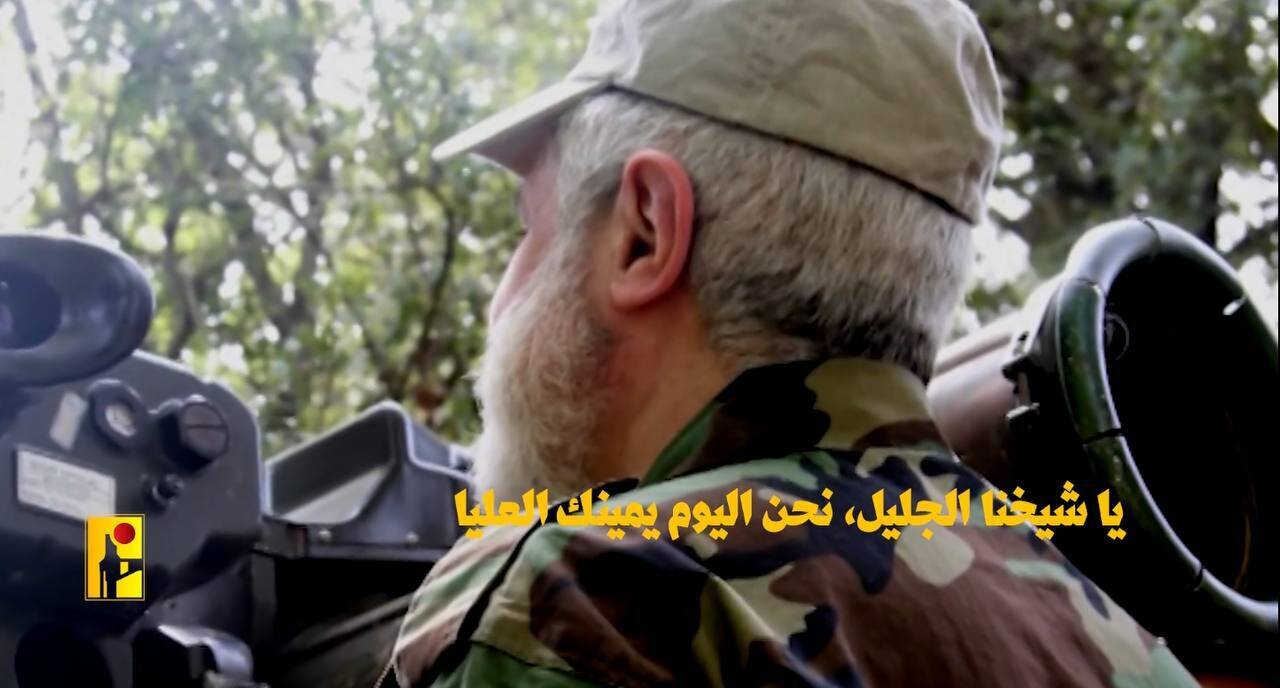 شیخ نعیم قاسم دبیرکل حزب الله با یونیفرم نظامی | تصاویر