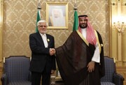 عارف با بن سلمان دیدار کرد؛ رایزنی مهم در حاشیه نشست ریاض