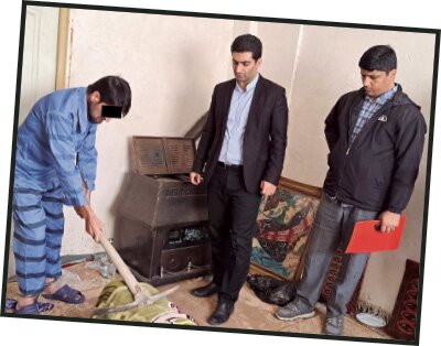 بازگشت قاتل کلنگی به صحنه جنایت + جزئیات جدید و تصاویر بازسازی صحنه قتل | زنم به من میگفت نامحرمی!