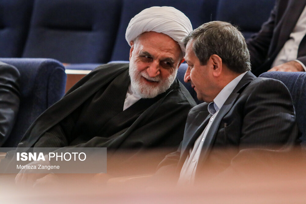 خوش و بش محسنی اژه ای و عبدالناصر همتی | تصاویر