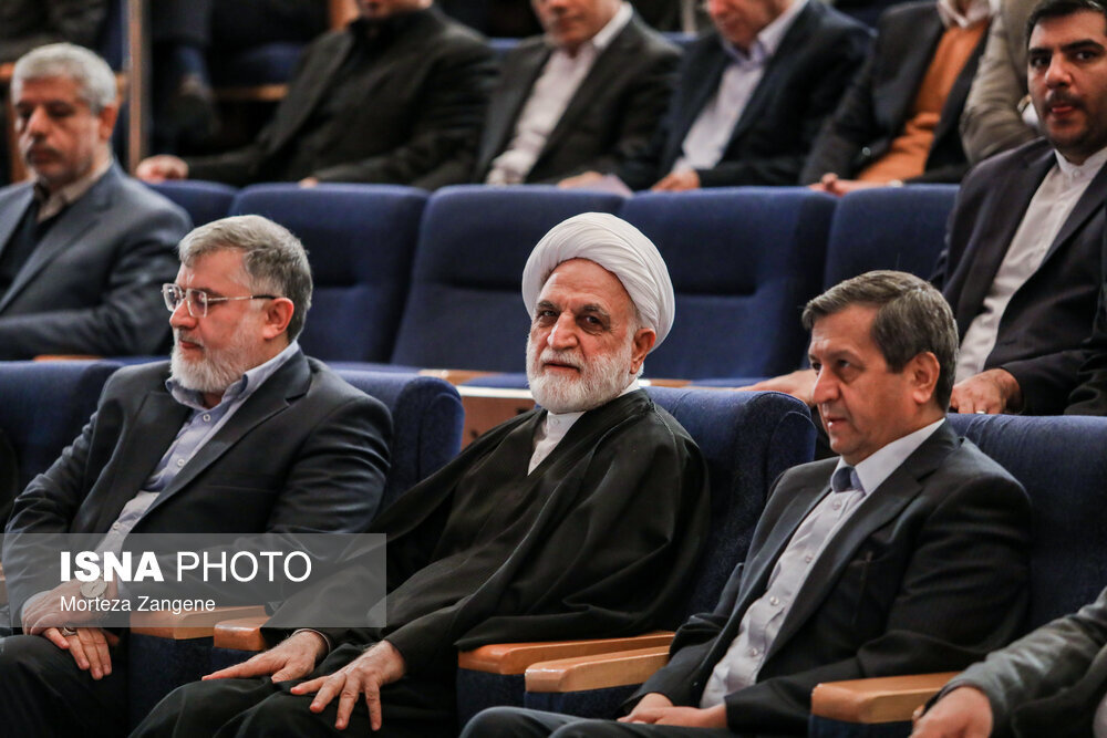 خوش و بش محسنی اژه ای و عبدالناصر همتی | تصاویر