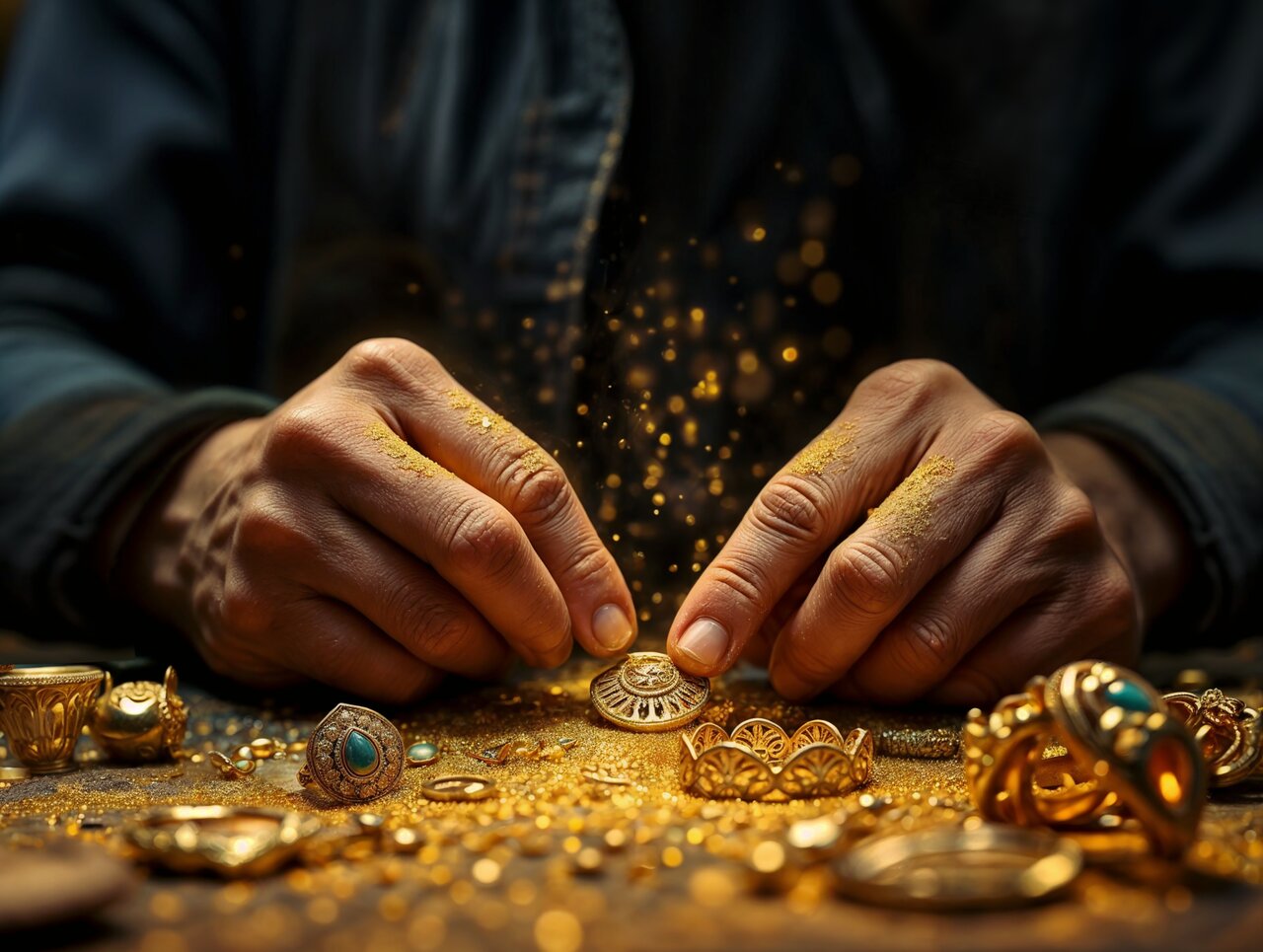 این کارگران دست به خاک میزنند، طلا میشود