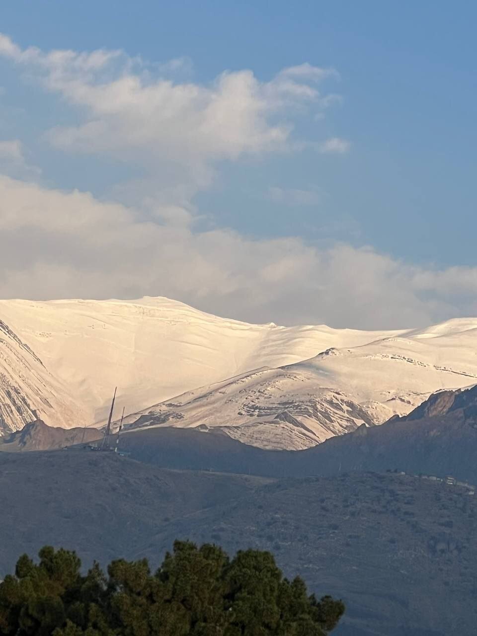 ارتفاعات شمال تهران بالاخره سفیدپوش شد | عکس