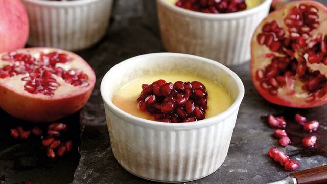 دستور تهیه پودینگ انار + فوت و فنها