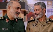 فرمانده کل سپاه به فرمانده کل ارتش پیام داد+ متن پیام
