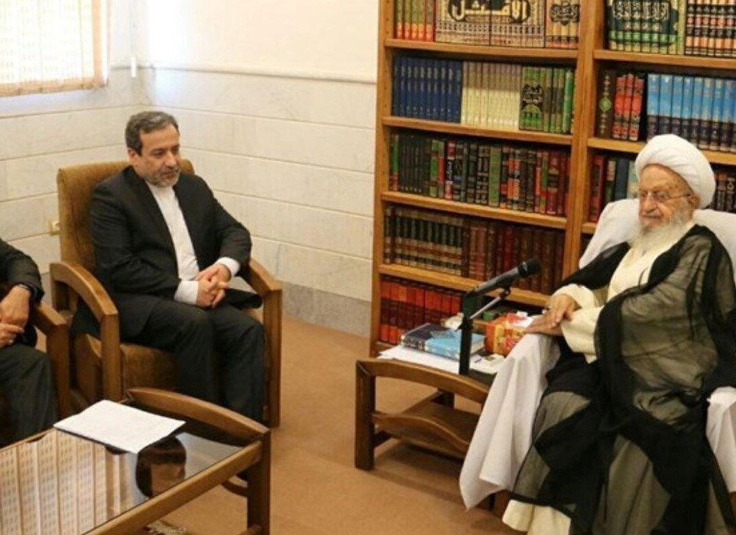 دیدار عراقچی با آیتالله جوادی و آیتالله ناصر مکارمشیرازی + تصاویر