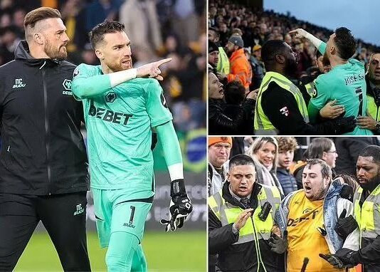 درگیری عجیب دروازهبان لیگ برتری با تماشاگران خودی