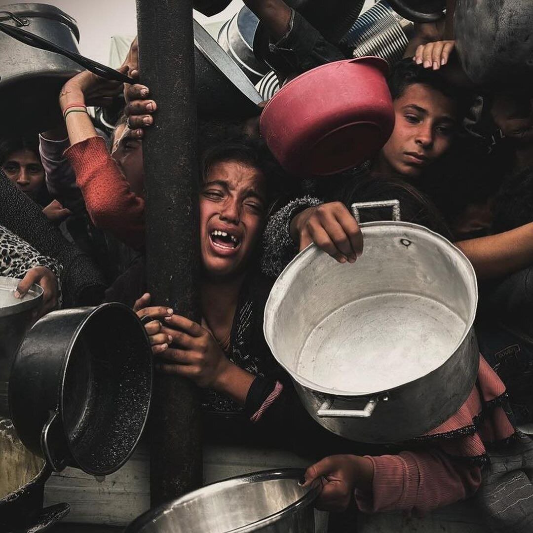 Palestinian children،thirst،starvation،genocidal war on Gaza