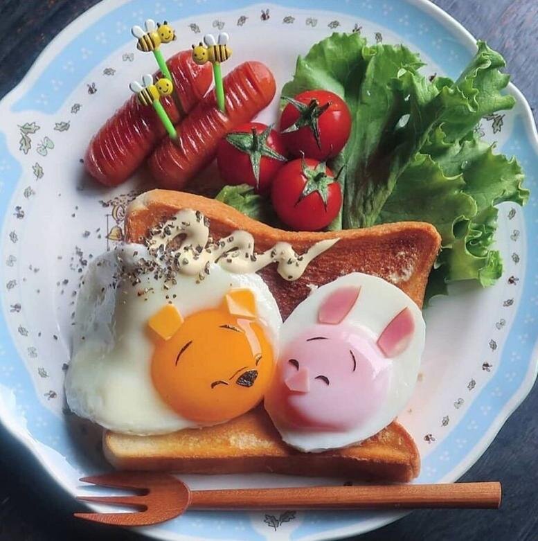 خلاقیت بی نظیر این مادر در تزئین غذا برای فرزندانش | تصاویر